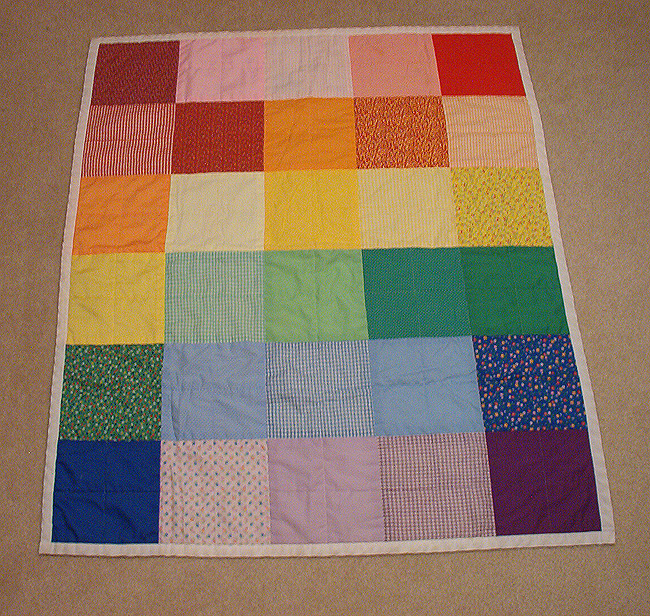 Rainbow Baby Quilt