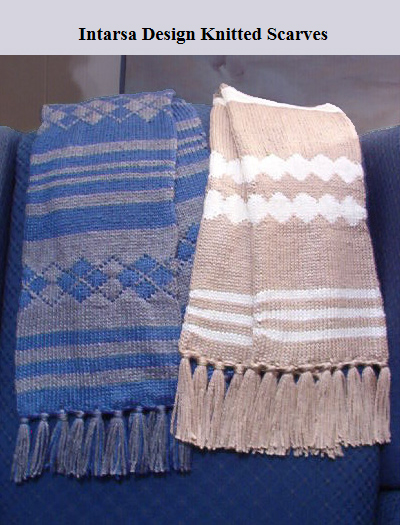 Intarsa Design Knitted Scarves