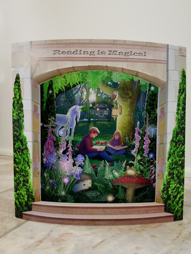 Reading is Magical tunnel book