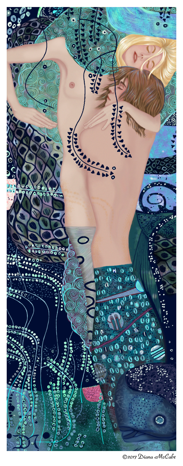 Homage to Klimt: Water Serpents