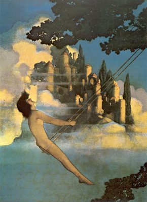 The Dinky Bird by Maxfield Parrish