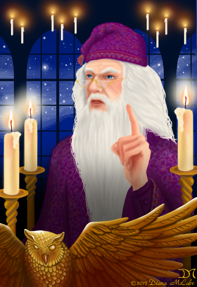 Michael Gambon as Professor Dumbledore - A Portrait