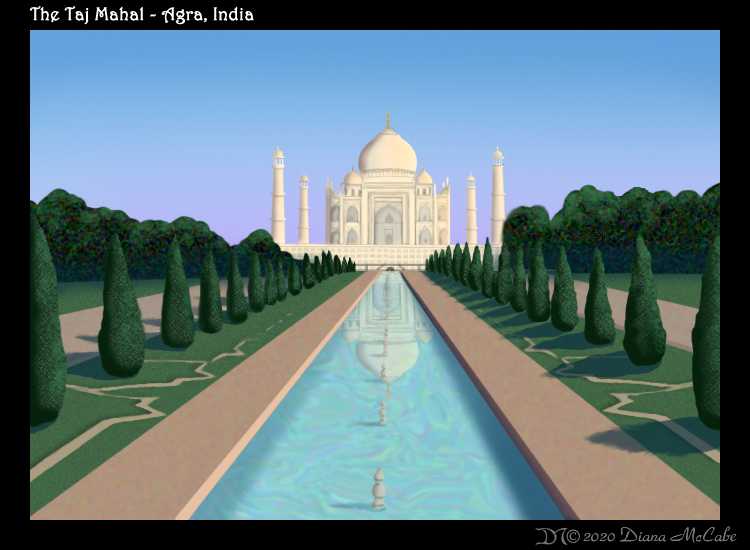 The Taj Mahal - Agra, India