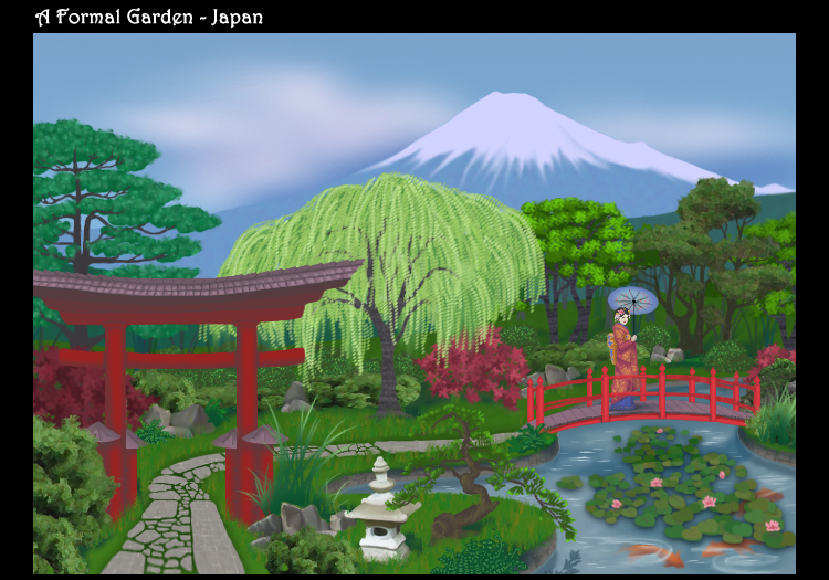 A Formal Garden - Japan (Scene 1)
